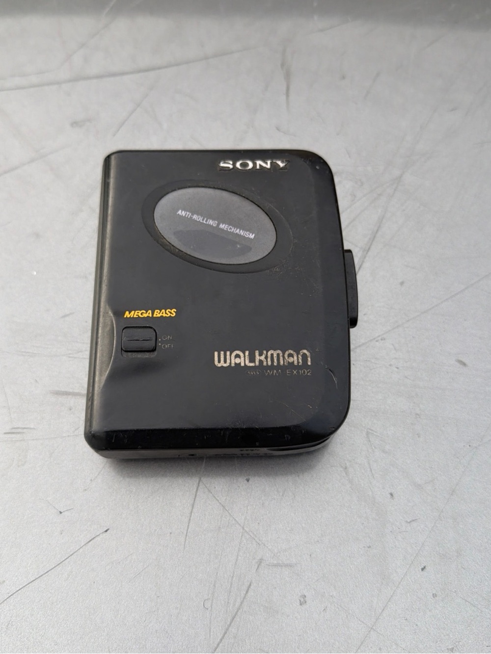 Sony Walkman WM-EX102 Portable Cassette Player Black Mega Bass Anti-Rolling
